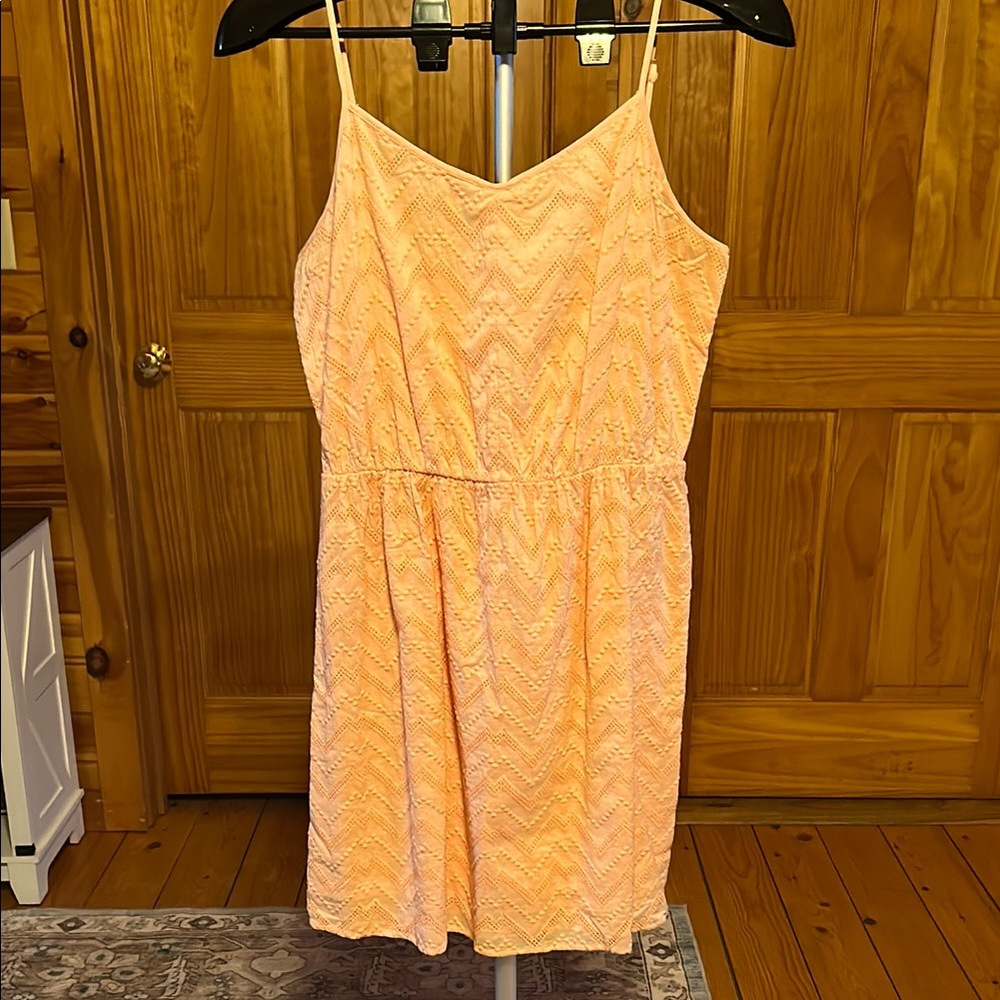 Olive & Oak Light Orange Mini sundress
